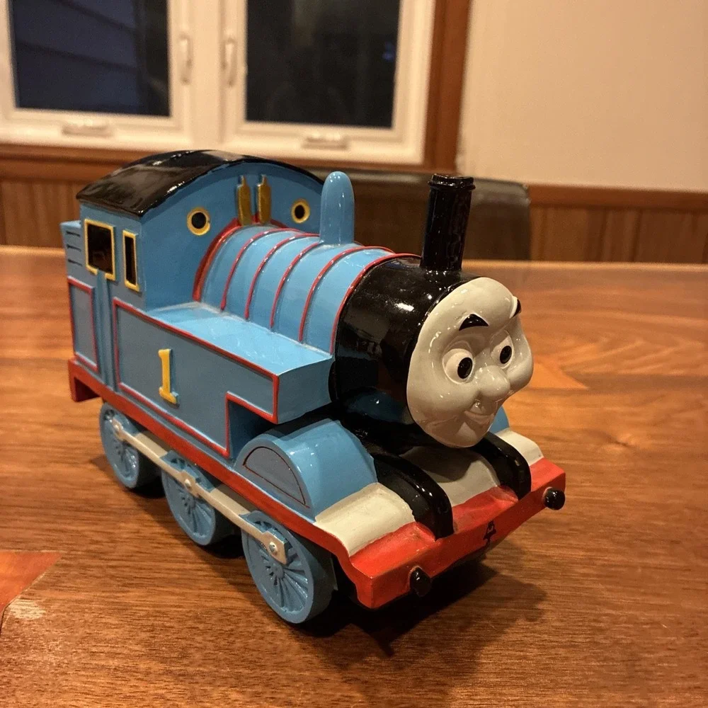 THOMAS The Train Tank Engine 1 Gullane 2014 Coin Piggy Bank Ceramic With Stopper